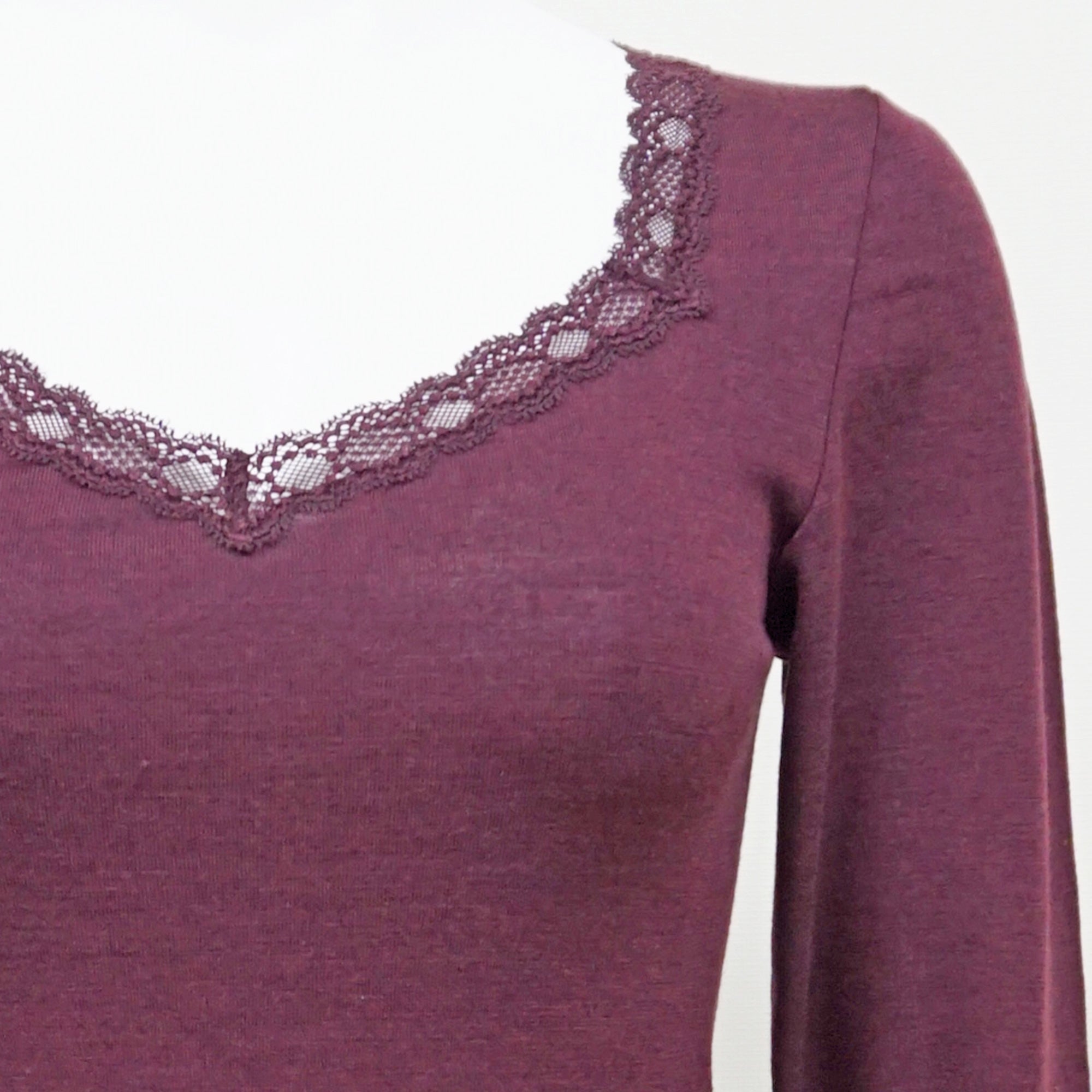 ウールシルク ロングスリーブ