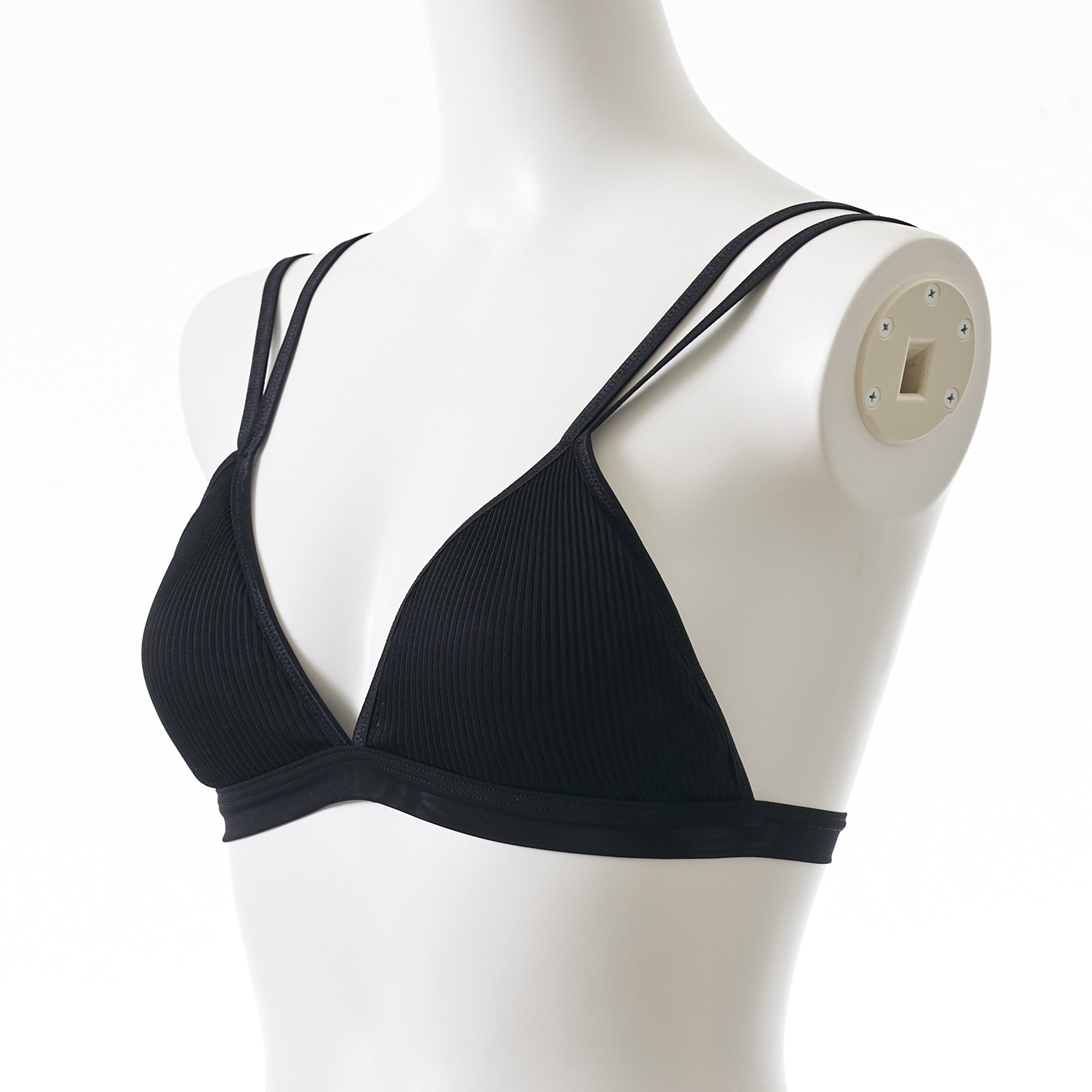 シルクアコーディオン トライアングルブラ