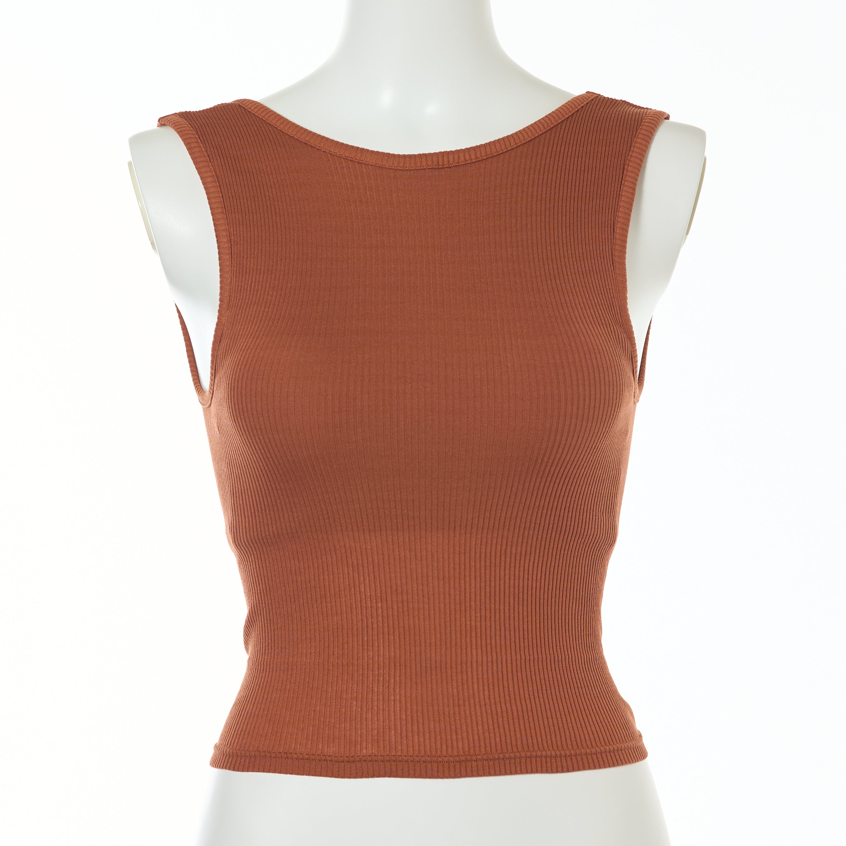 【SPECIAL EDITION】コットンアコーディオン パッド付きショートタンク