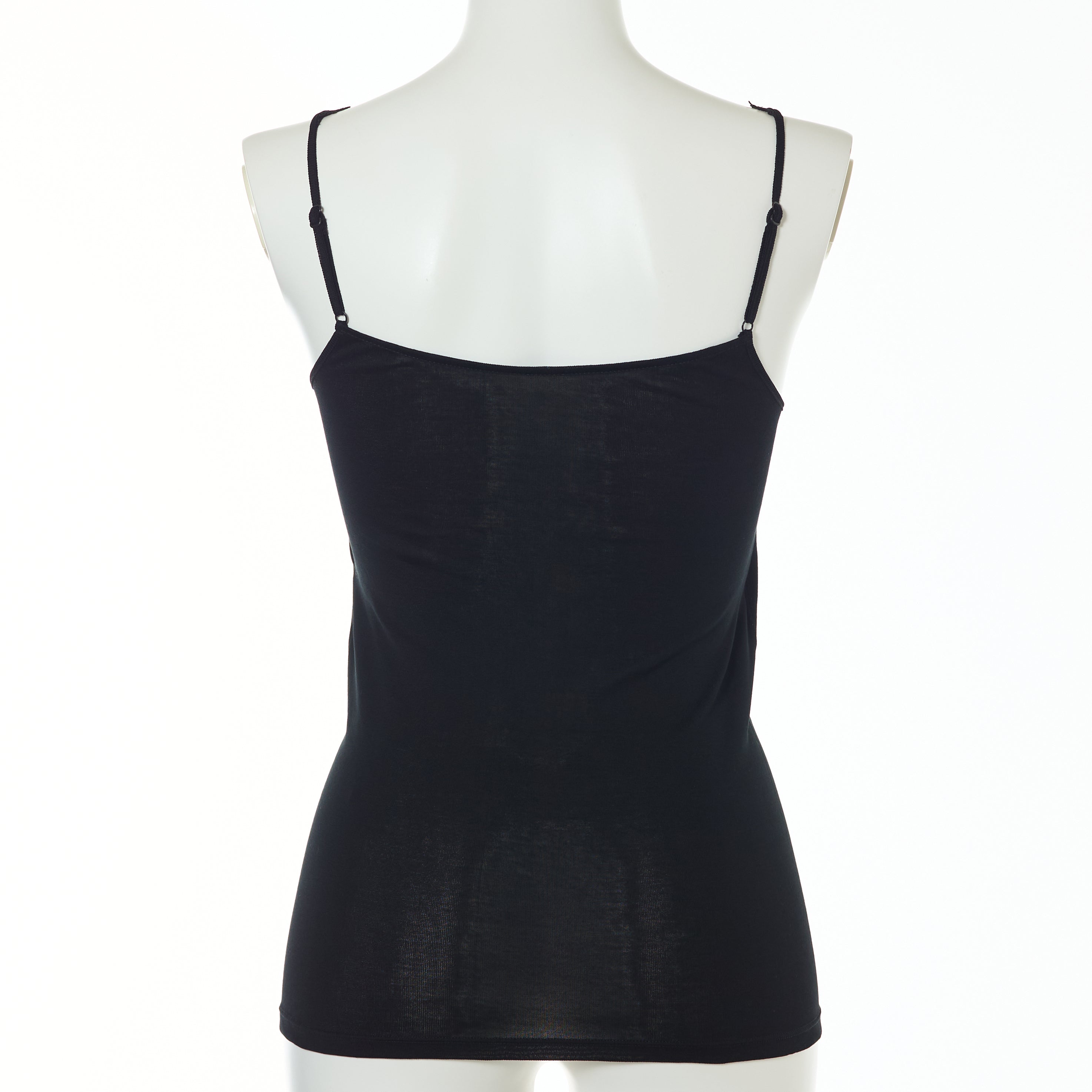 【SPECIAL EDITION】コットンフライス ケミカルレースストラップパッド付キャミソール