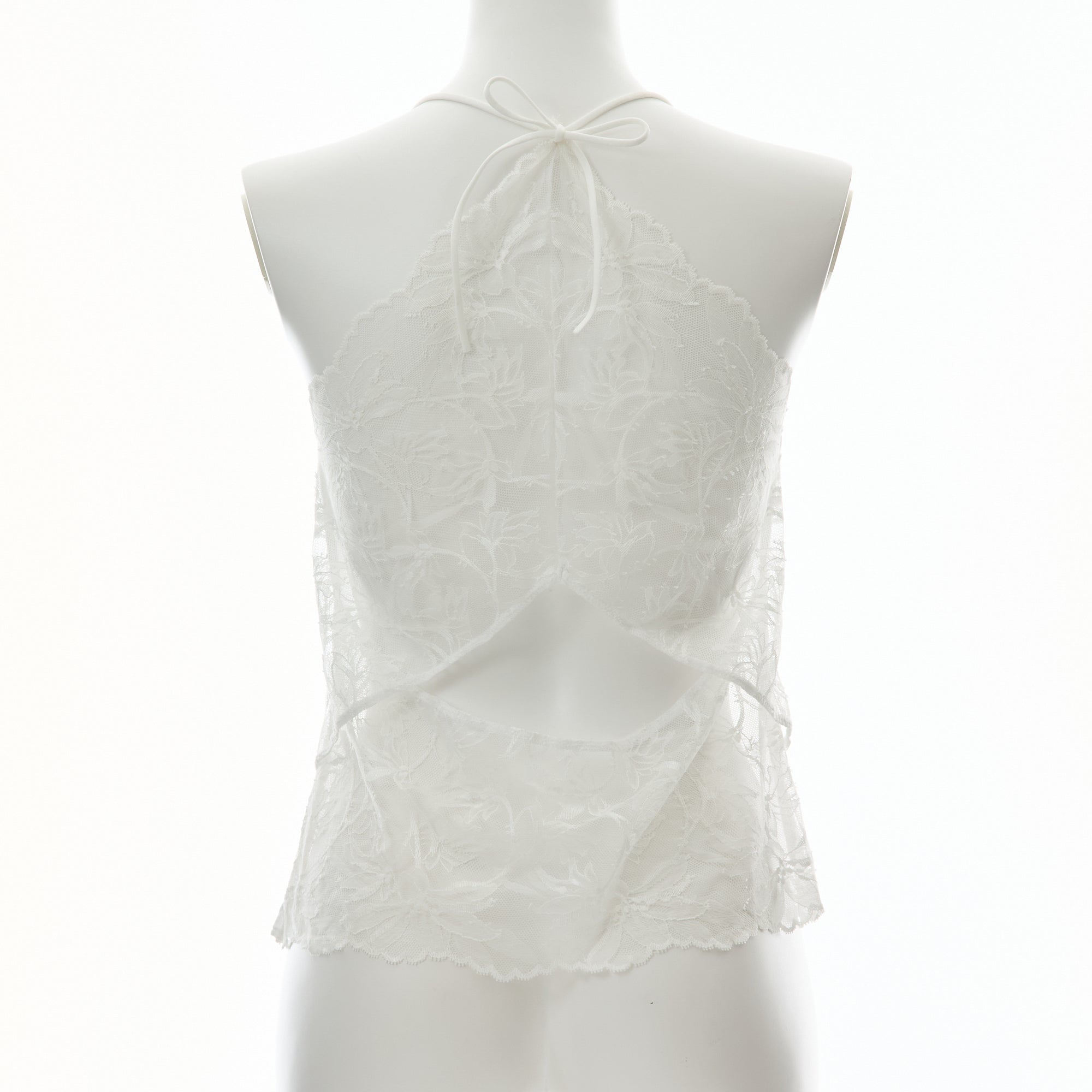 ※発売前※【26SS  Pre-order】100双フライス バックレースキャミソール