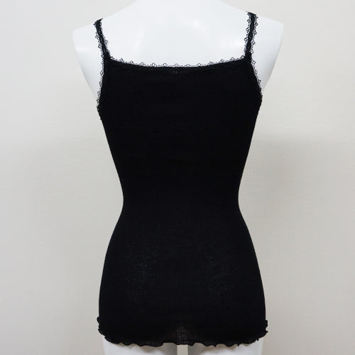 AROMATIQUE CASUCA ブラックキャミソール AROMATIQUE CASUCA ブラックキャミソール アロマティックカスカ