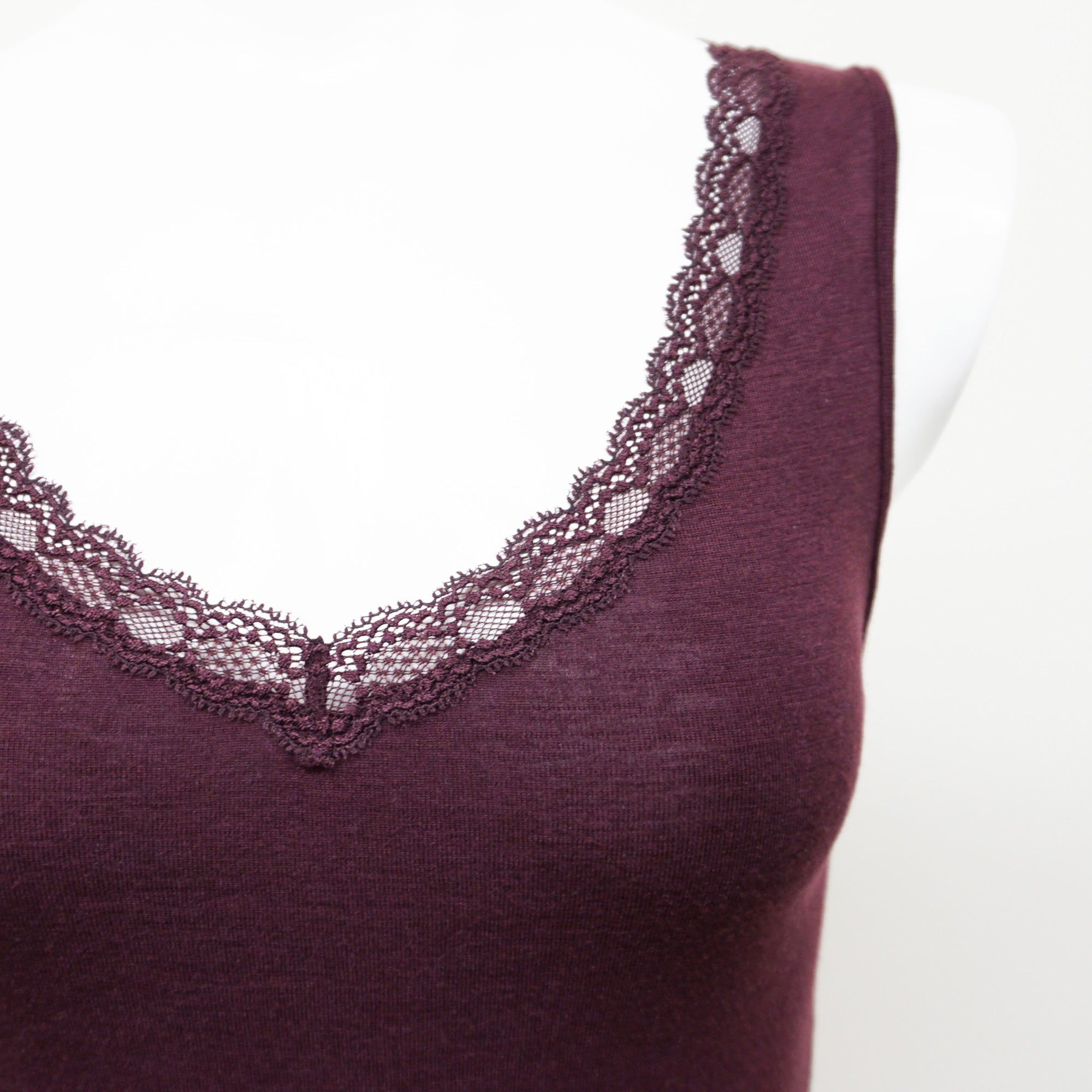 ウールシルク タンクトップ