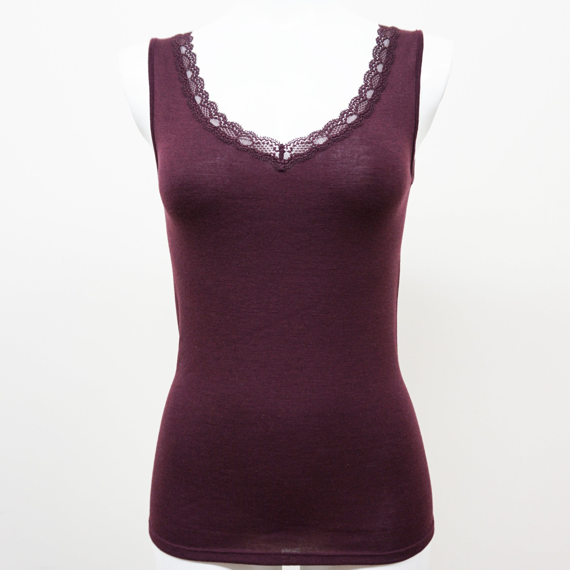 ウールシルク タンクトップ