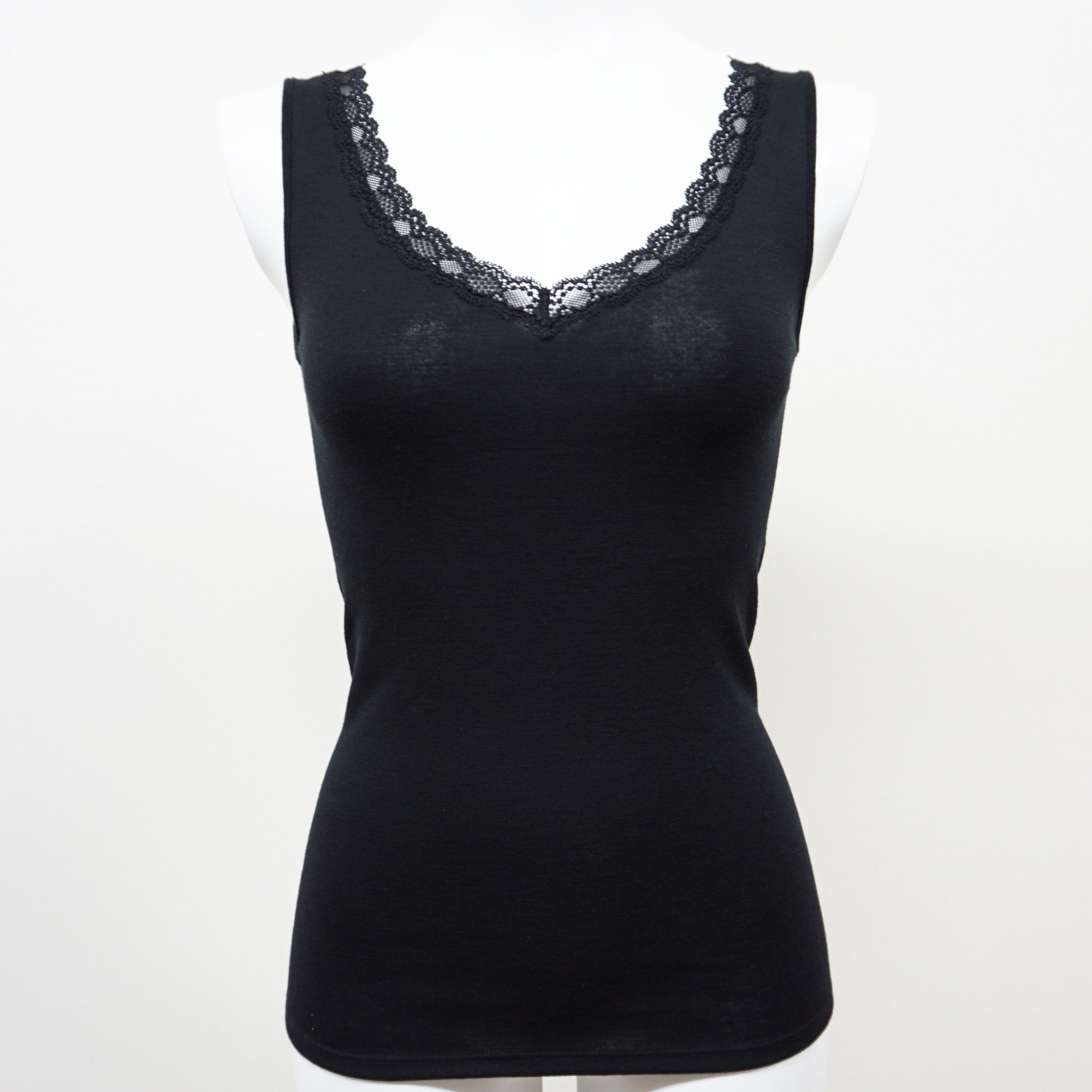 ウールシルク タンクトップ