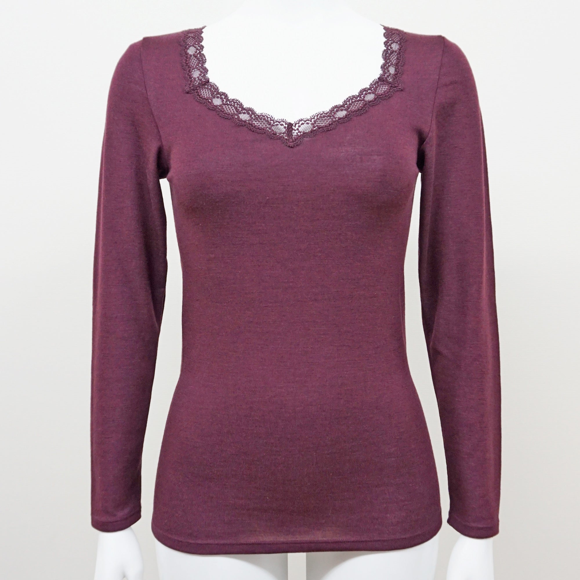 ウールシルク ロングスリーブ