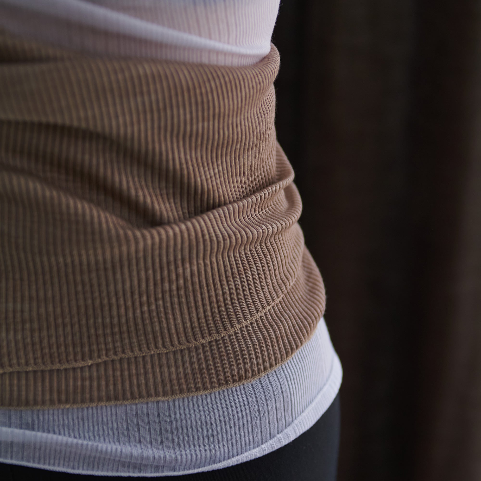 【SPECIAL EDITION】ウールシルクアコーディオン ボディーウォーマー